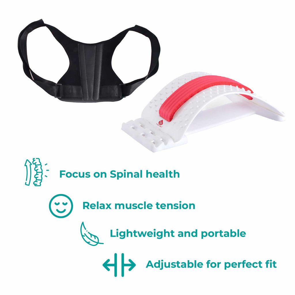 NuAlign Back Health Essentials Kit — Stretcher & Posture Corrector