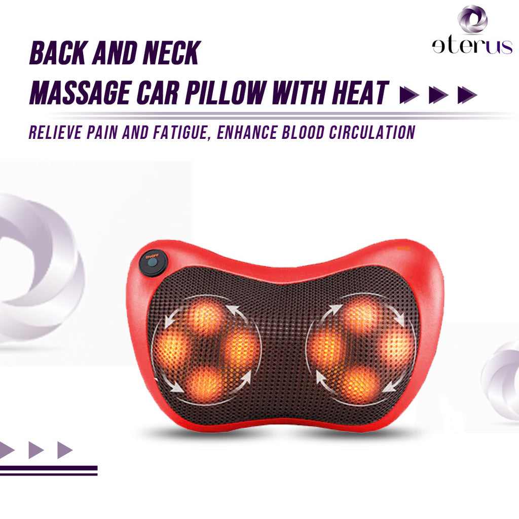 NuAlign Heated Shiatsu Back & Neck Massage Pillow