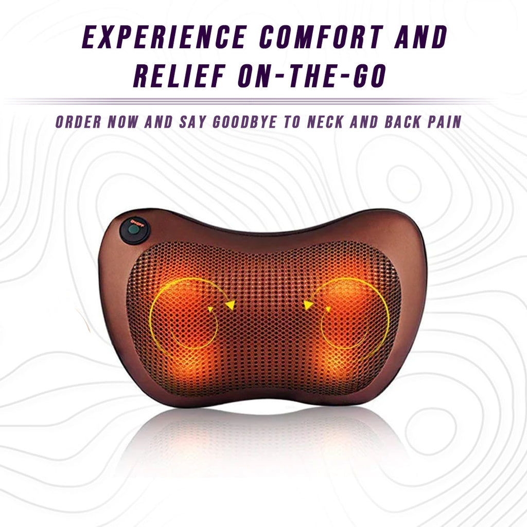 NuAlign Heated Shiatsu Back & Neck Massage Pillow