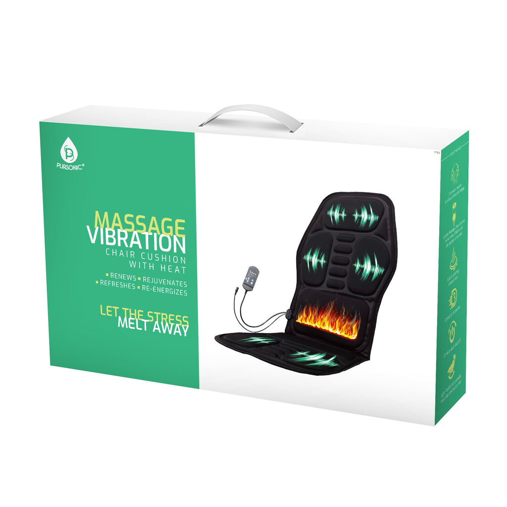 NuAlign Heated Vibration Chair Cushion