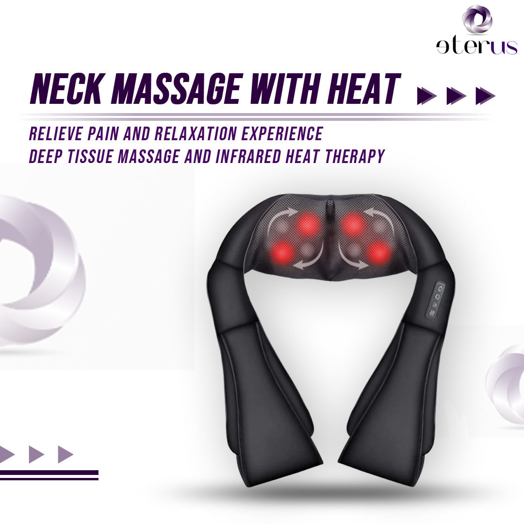 NuAlign Heated Shiatsu Neck & Shoulder Massager